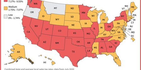 Lowest-and-highest-sales-tax-states